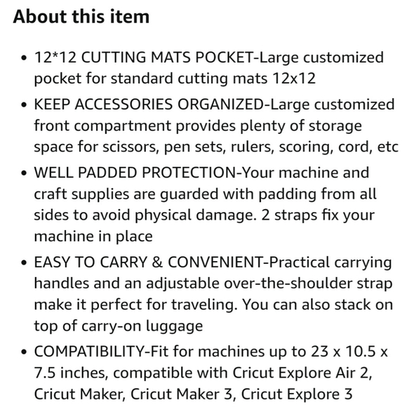 Homest carrying case for multipe Scrapbooking and so much more Cricuts NIB - Picture 2 of 11